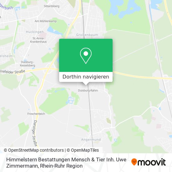 Himmelstern Bestattungen Mensch & Tier Inh. Uwe Zimmermann Karte
