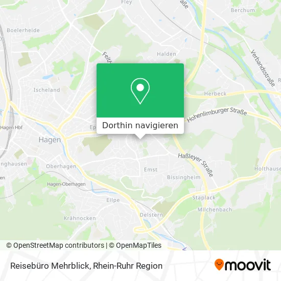 Reisebüro Mehrblick Karte