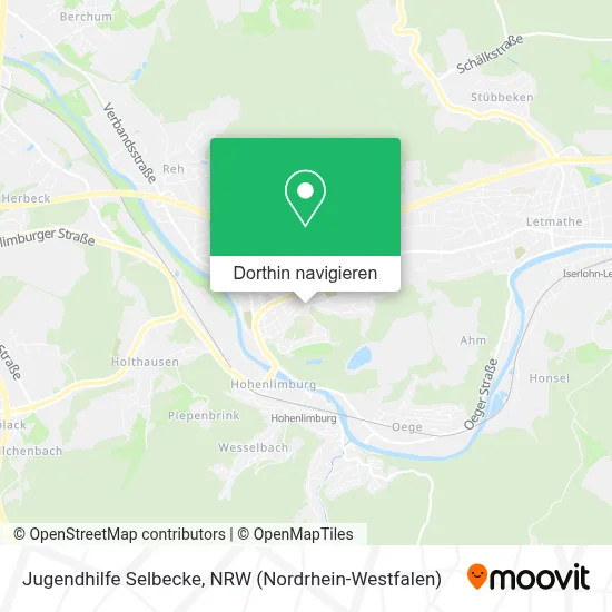 Jugendhilfe Selbecke Karte