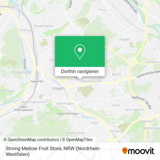 Strong Mellow Fruit Store Karte