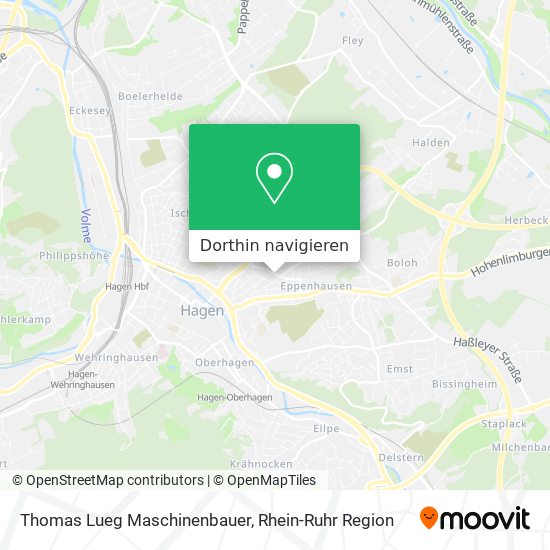 Thomas Lueg Maschinenbauer Karte