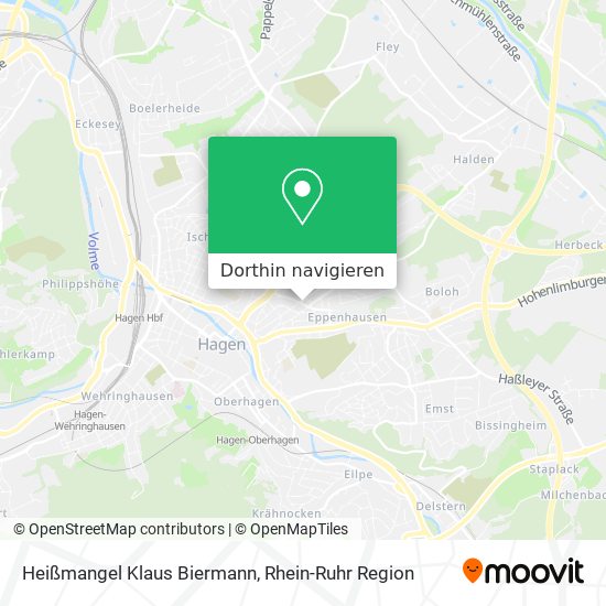 Heißmangel Klaus Biermann Karte