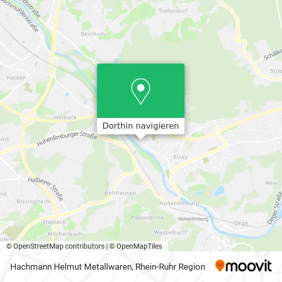 Hachmann Helmut Metallwaren Karte