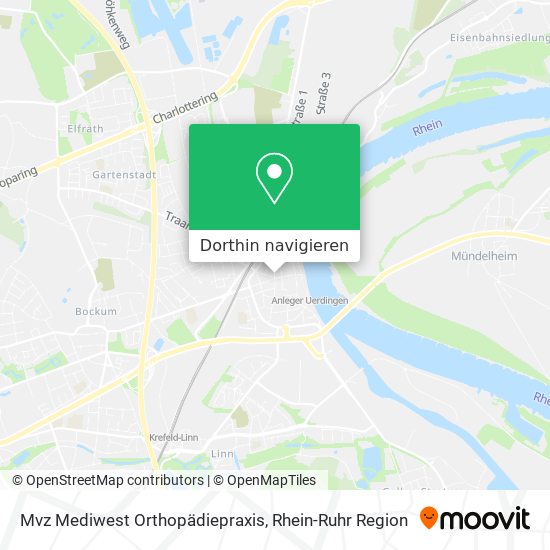 Mvz Mediwest Orthopädiepraxis Karte