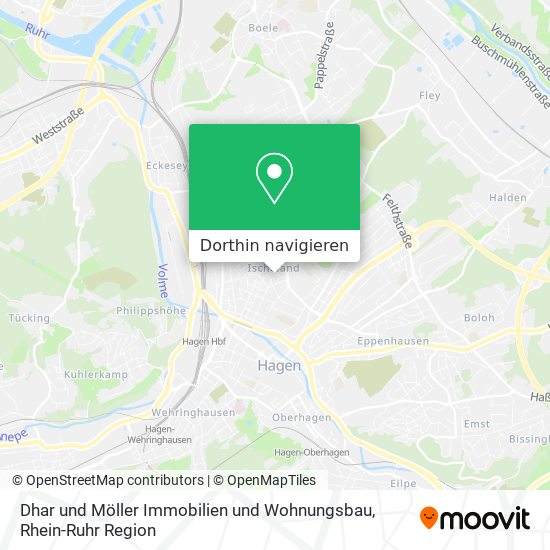 Dhar und Möller Immobilien und Wohnungsbau Karte