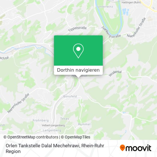 Orlen Tankstelle Dalal Mechehrawi Karte