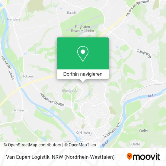 Van Eupen Logistik Karte