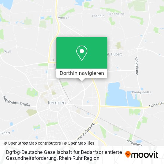 Dgfbg-Deutsche Gesellschaft für Bedarfsorientierte Gesundheitsförderung Karte