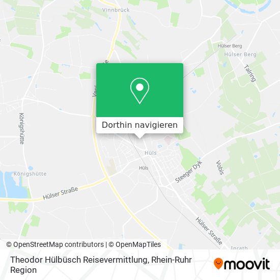 Theodor Hülbüsch Reisevermittlung Karte