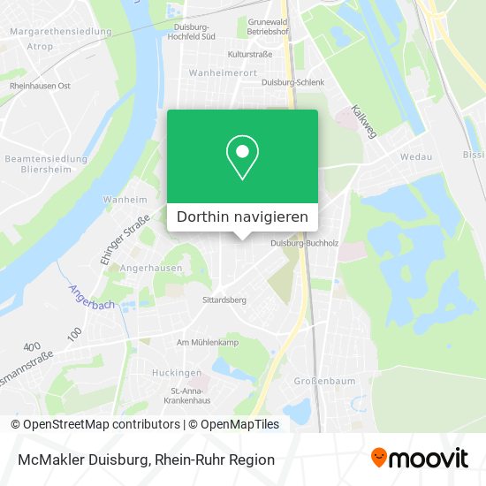 McMakler Duisburg Karte