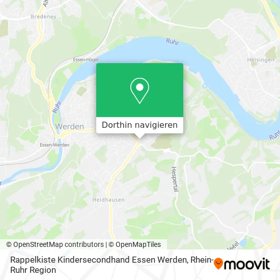 Rappelkiste Kindersecondhand Essen Werden Karte