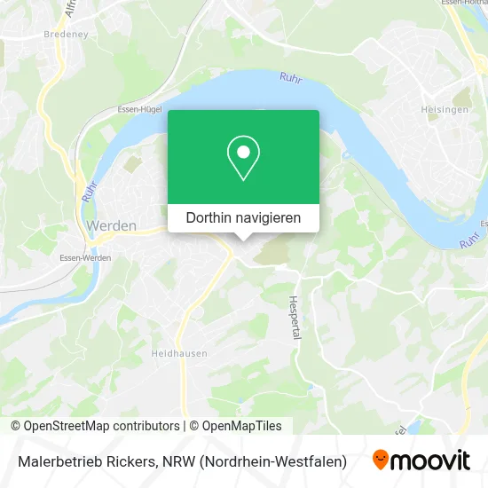 Malerbetrieb Rickers Karte