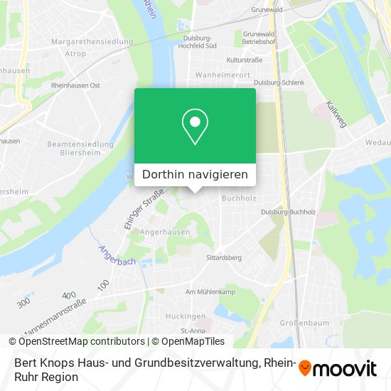 Bert Knops Haus- und Grundbesitzverwaltung Karte