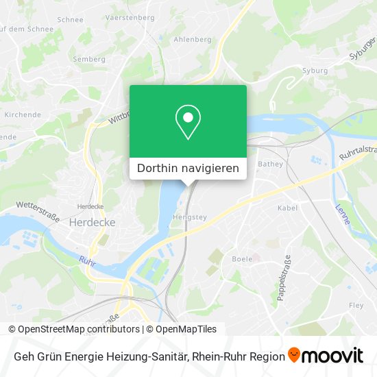 Geh Grün Energie Heizung-Sanitär Karte