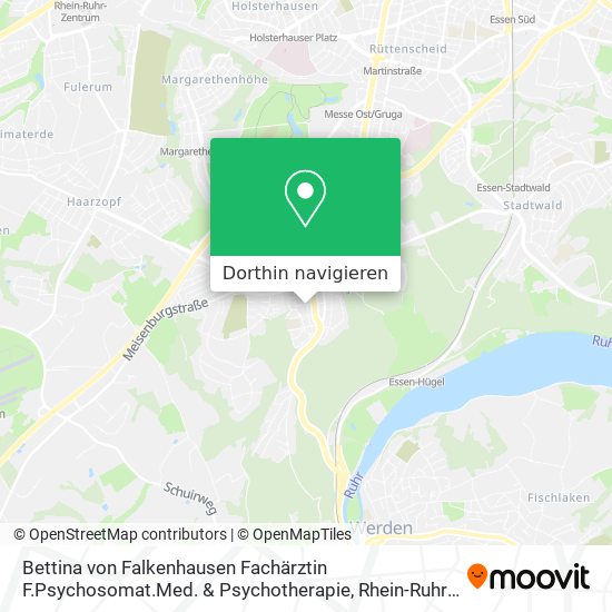 Bettina von Falkenhausen Fachärztin F.Psychosomat.Med. & Psychotherapie Karte