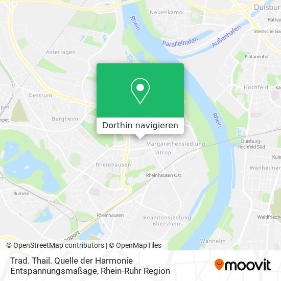 Trad. Thail. Quelle der Harmonie Entspannungsmaßage Karte