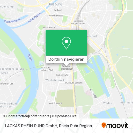 LACKAS RHEIN-RUHR GmbH Karte