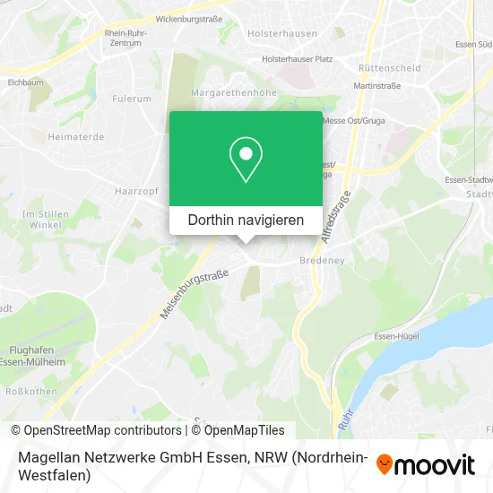 Magellan Netzwerke GmbH Essen Karte