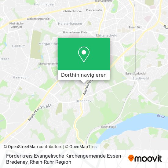 Förderkreis Evangelische Kirchengemeinde Essen-Bredeney Karte