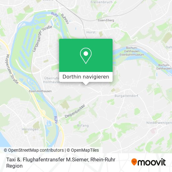 Taxi &. Flughafentransfer M.Siemer Karte