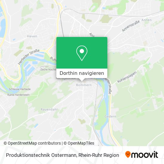 Produktionstechnik Ostermann Karte