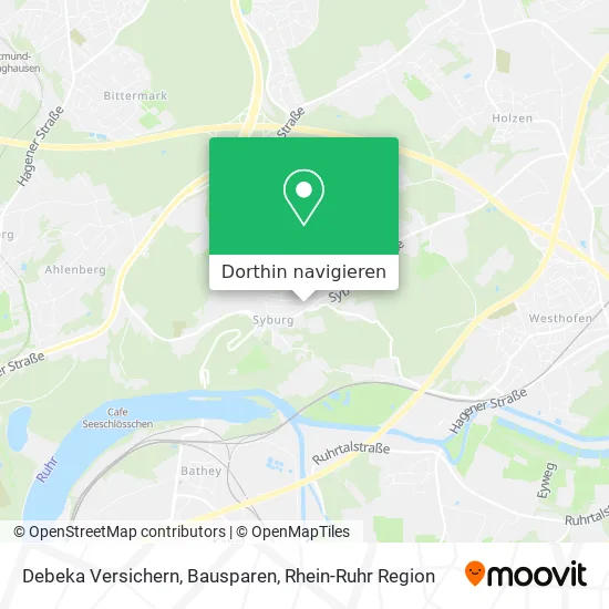 Debeka Versichern, Bausparen Karte