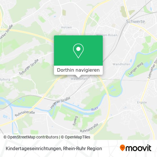 Kindertageseinrichtungen Karte