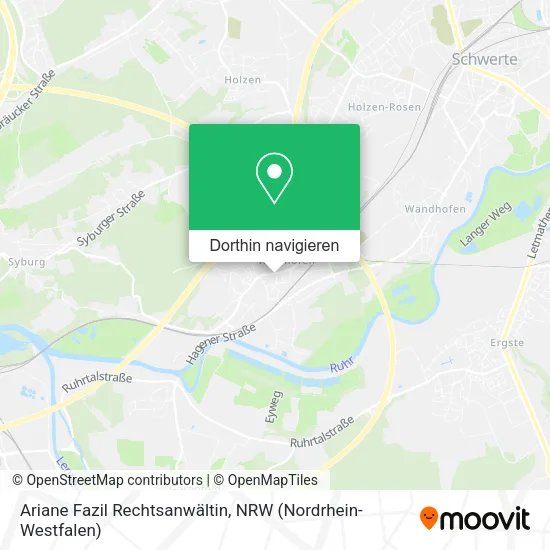 Ariane Fazil Rechtsanwältin Karte