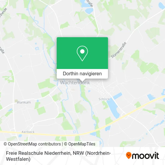 Freie Realschule Niederrhein Karte