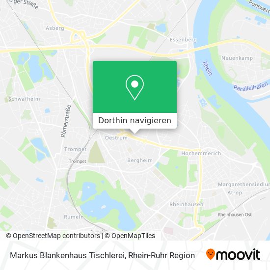 Markus Blankenhaus Tischlerei Karte