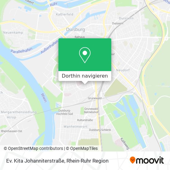 Ev. Kita Johanniterstraße Karte