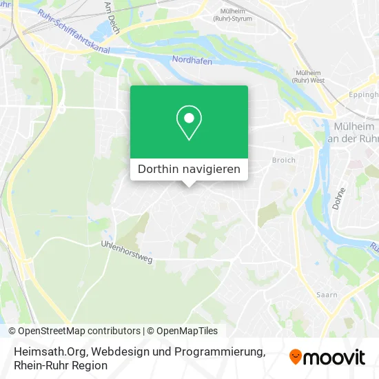Heimsath.Org, Webdesign und Programmierung Karte