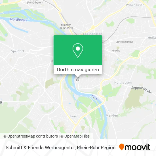 Schmitt & Friends Werbeagentur Karte