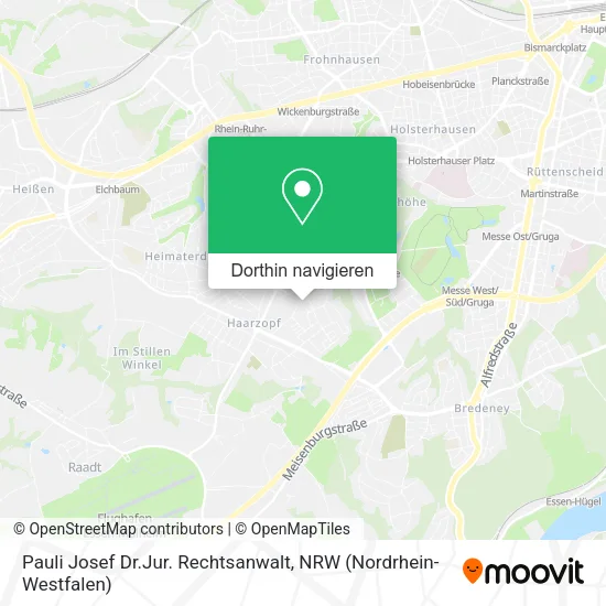 Pauli Josef Dr.Jur. Rechtsanwalt Karte