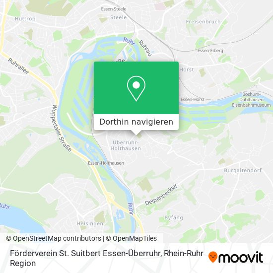 Förderverein St. Suitbert Essen-Überruhr Karte