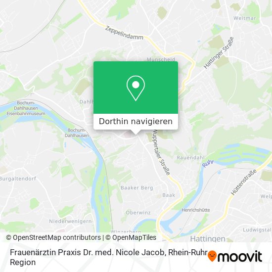 Frauenärztin Praxis Dr. med. Nicole Jacob Karte