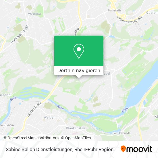 Sabine Ballon Dienstleistungen Karte