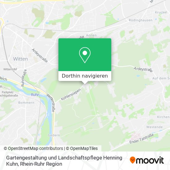 Gartengestaltung und Landschaftspflege Henning Kuhn Karte