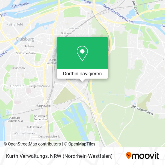 Kurth Verwaltungs Karte