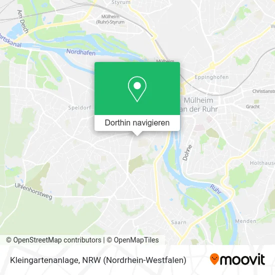 Kleingartenanlage Karte