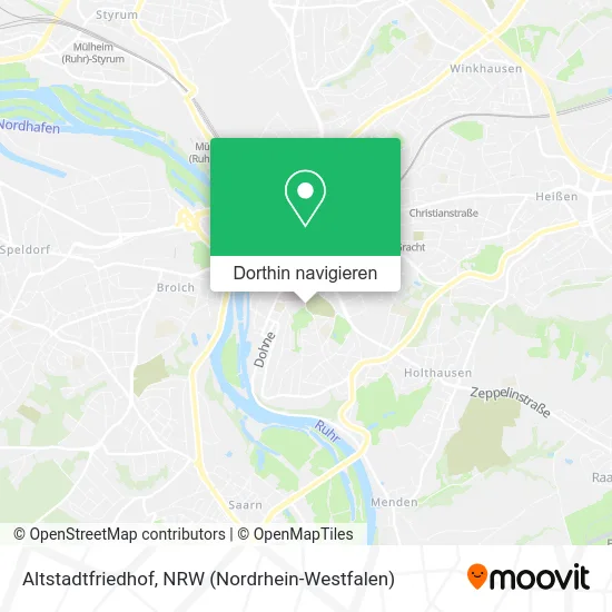 Altstadtfriedhof Karte