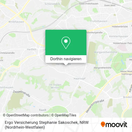 Ergo Versicherung Stephanie Sakoschek Karte