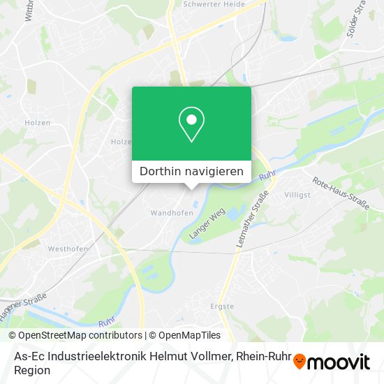 As-Ec Industrieelektronik Helmut Vollmer Karte