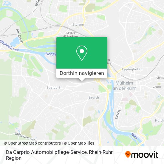 Da Carprio Automobilpflege-Service Karte