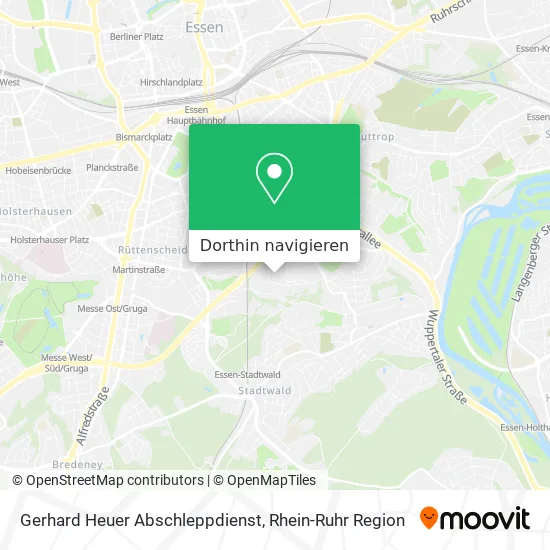 Gerhard Heuer Abschleppdienst Karte