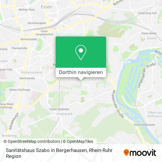 Sanitätshaus Szabo in Bergerhausen Karte