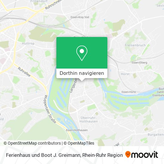 Ferienhaus und Boot J. Greimann Karte