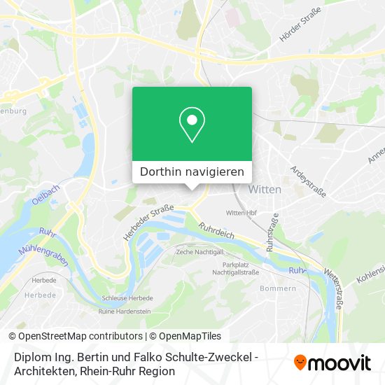 Diplom Ing. Bertin und Falko Schulte-Zweckel - Architekten Karte