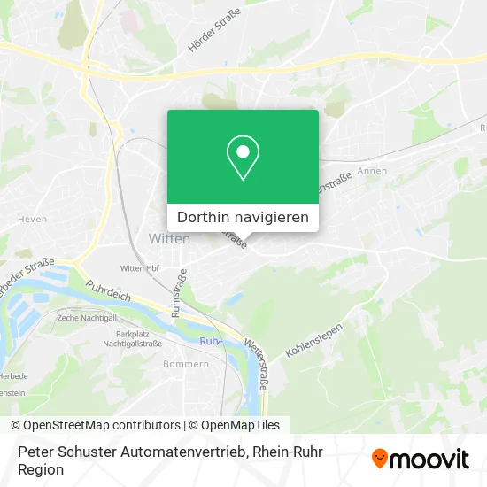 Peter Schuster Automatenvertrieb Karte