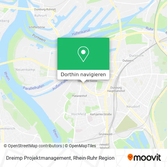 Dreimp Projektmanagement Karte